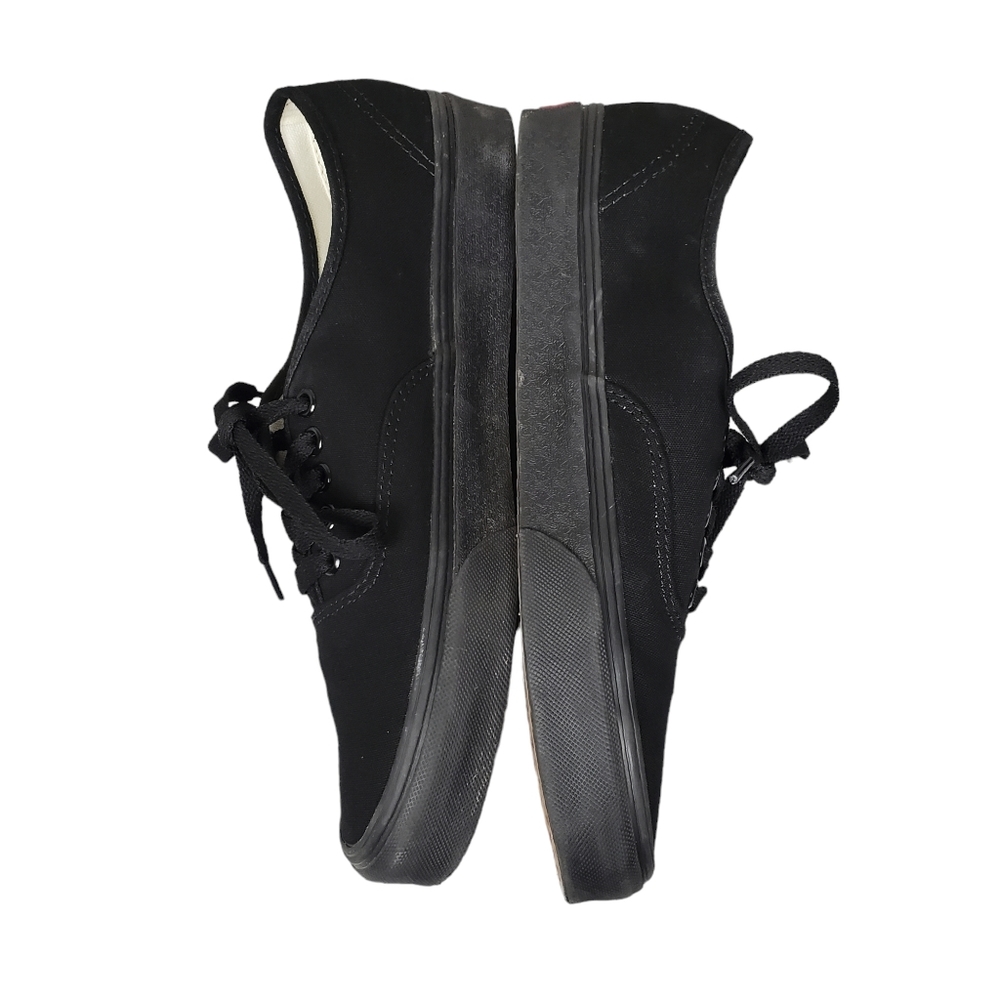 Vans Womens Black Lace Up Sneakers Size 10.5 - Picture 6 of 10
